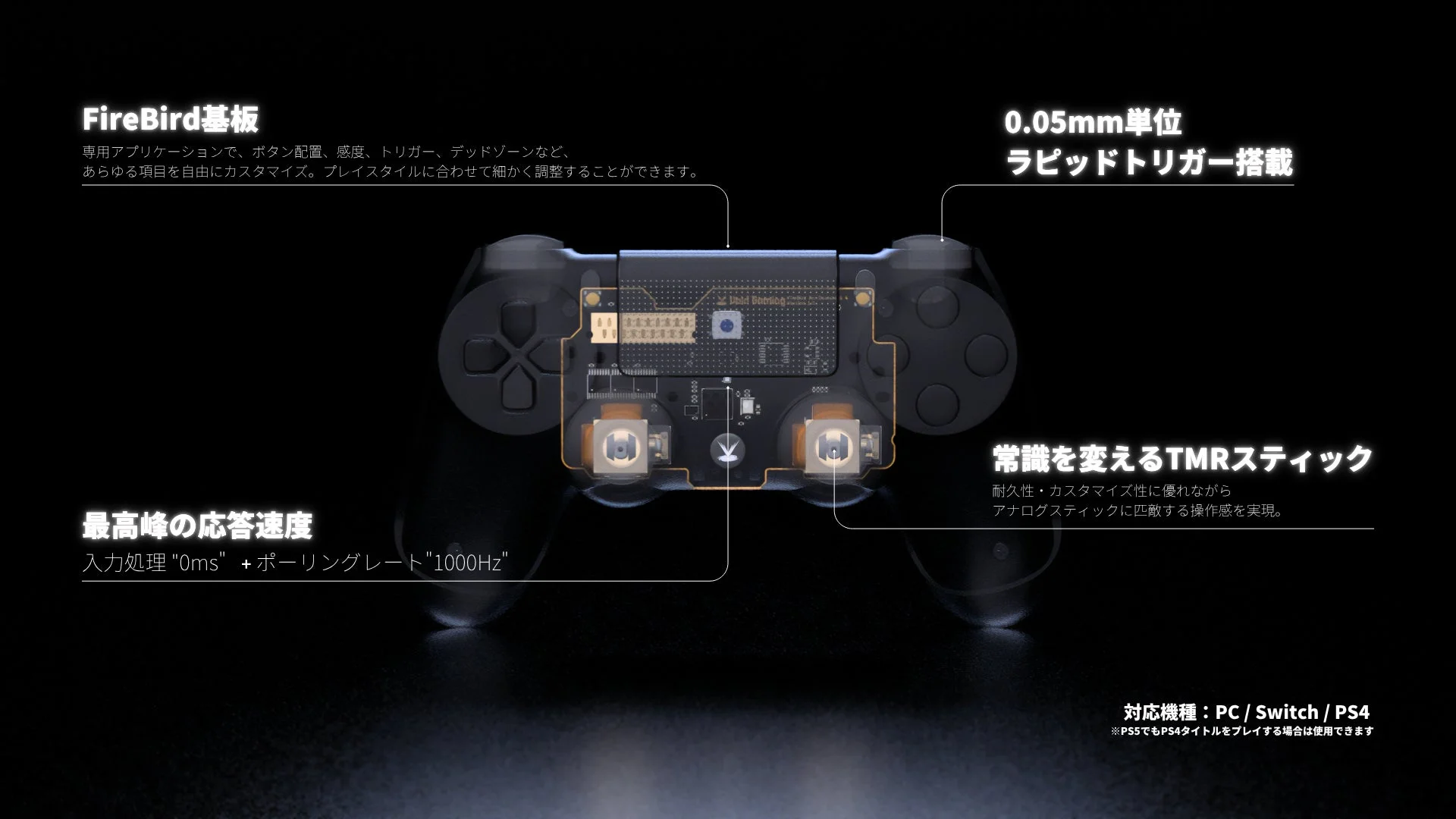 FireBird基板の全体像