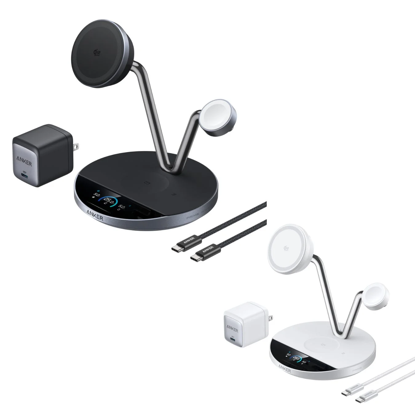 Anker Prime Wireless Charging Station（3-in-1, MagGo, AirCool, Dock Stand）