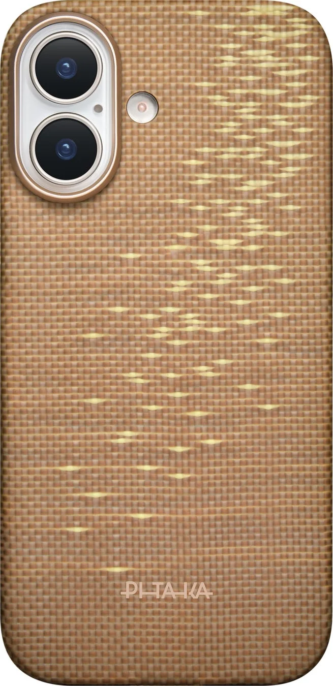 PITAKA 浮光躍金 煌金波スマホケース