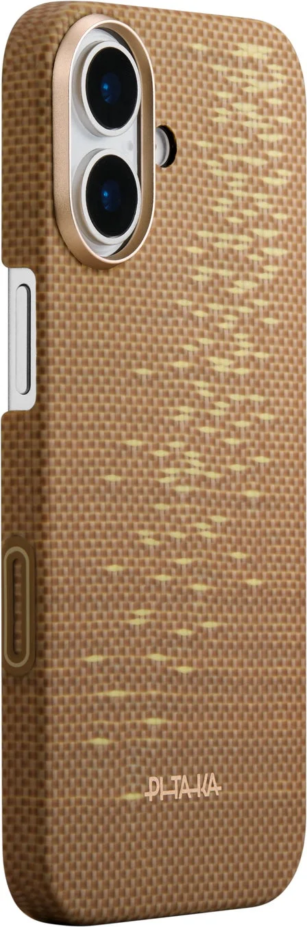 PITAKA 浮光躍金 煌金波スマホケース