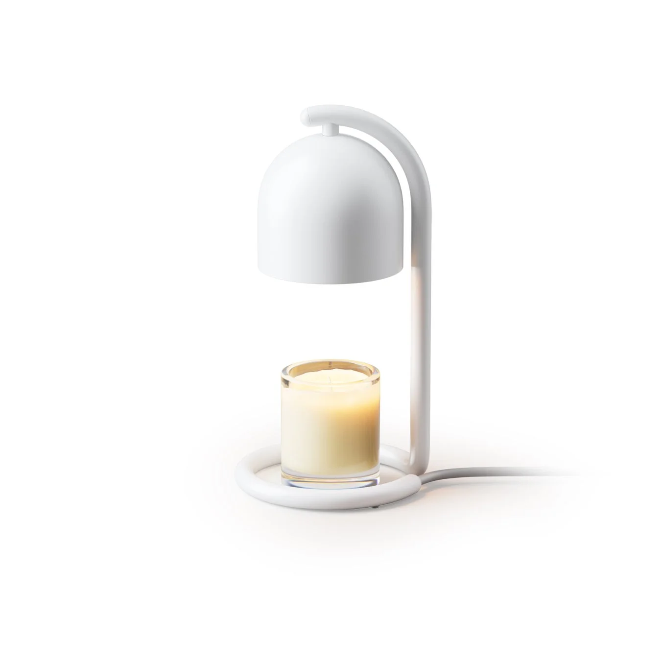白いキャンドルウォーマー