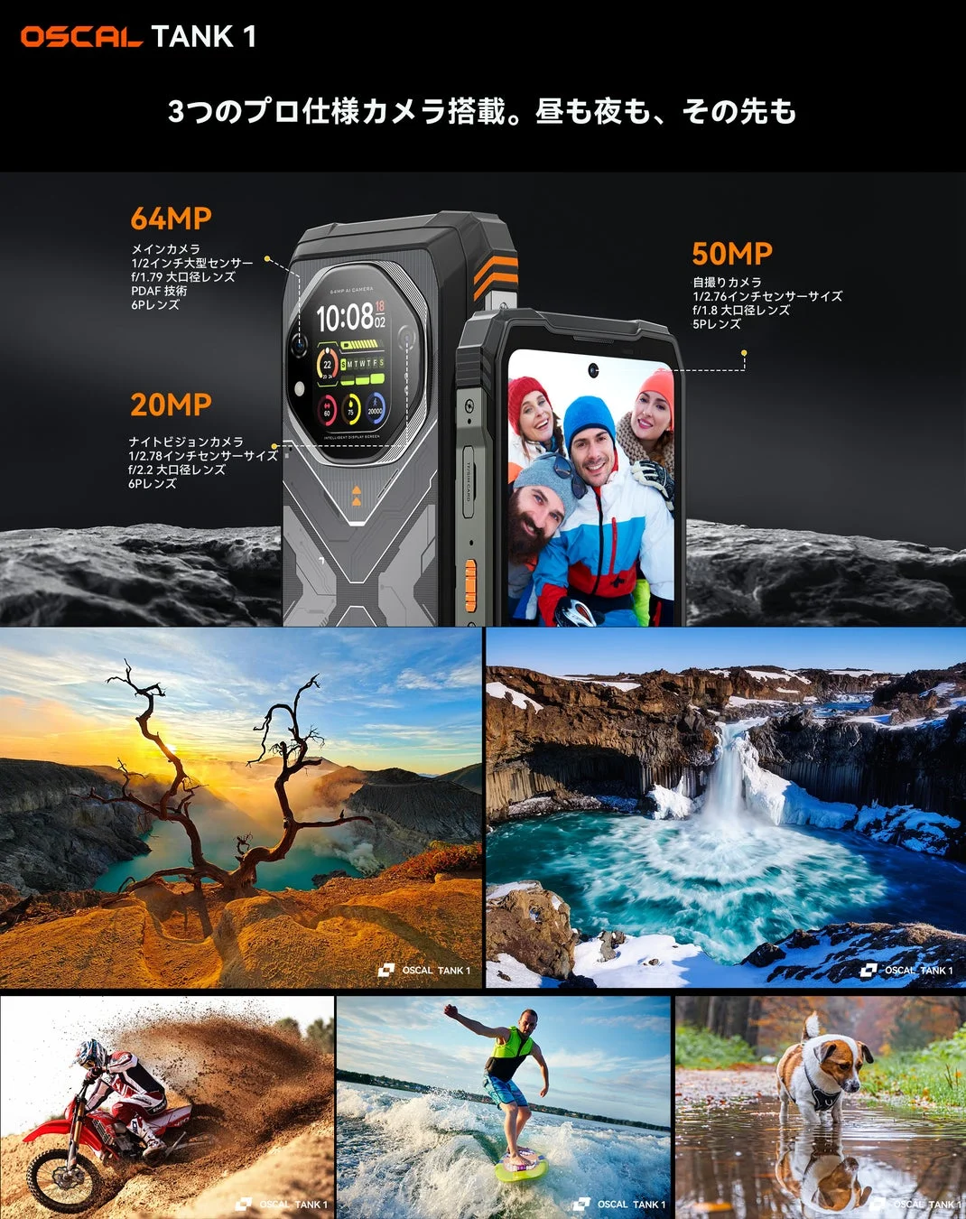 トリプルカメラ