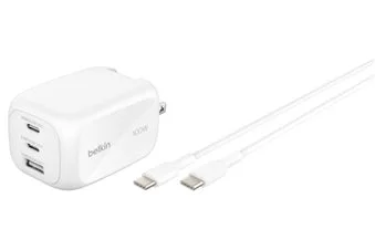 Belkin BoostCharge Pro 3-Port GaN Wall Charger 100W + USB-C Cable