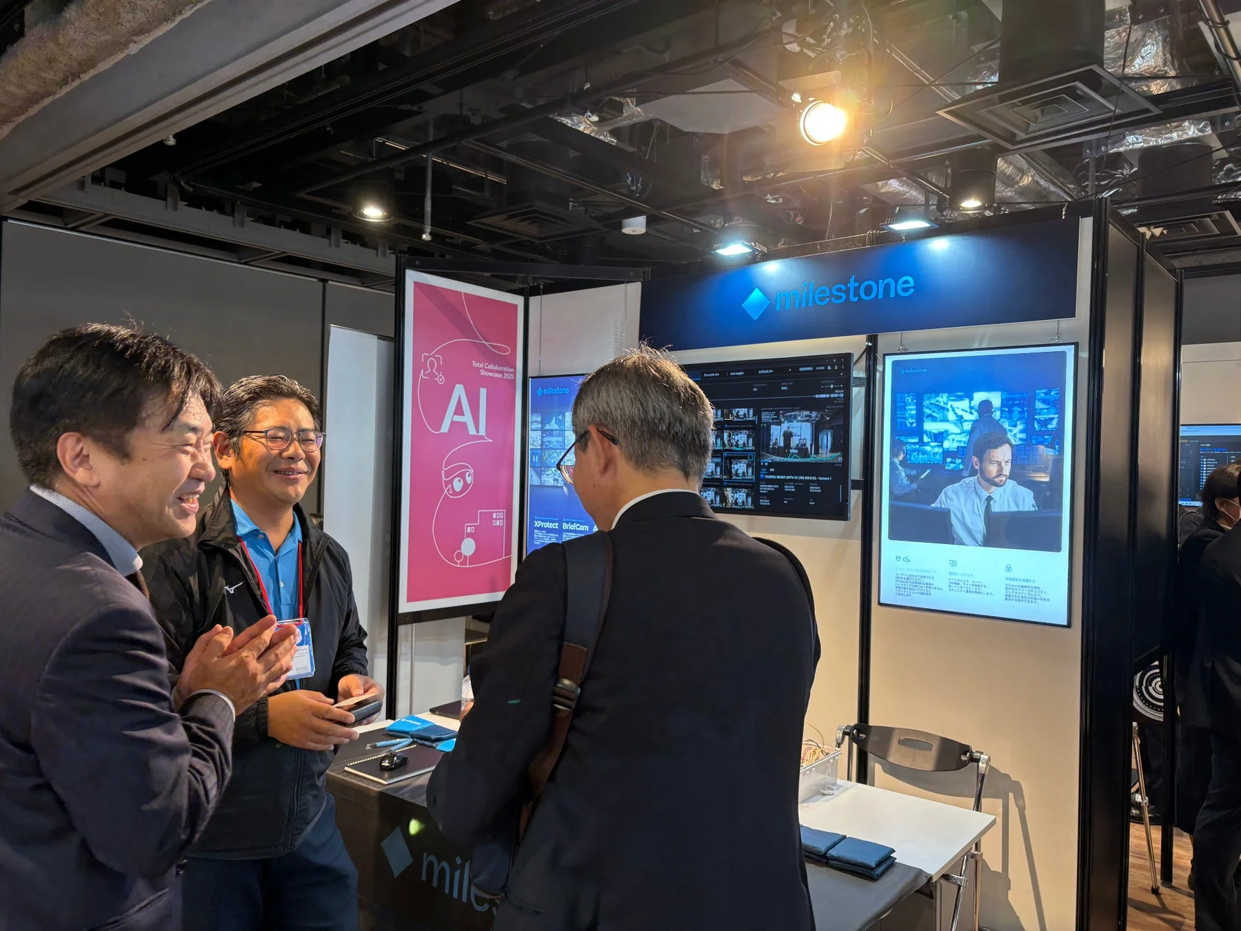 Genetec様のブース