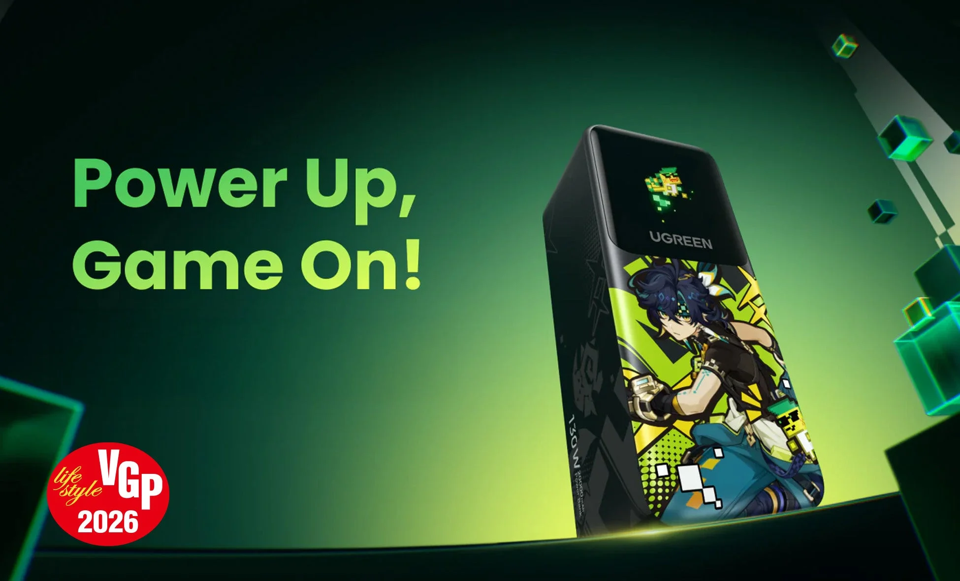 Nexode モバイルバッテリー 130W 20000mAh 原神モデル