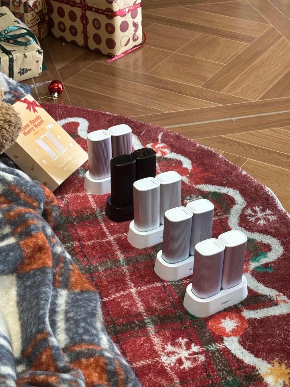 複数の充電式カイロ