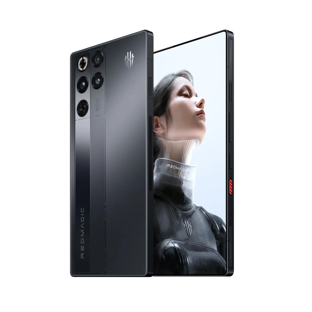 黒いゲーミングスマートフォン2台