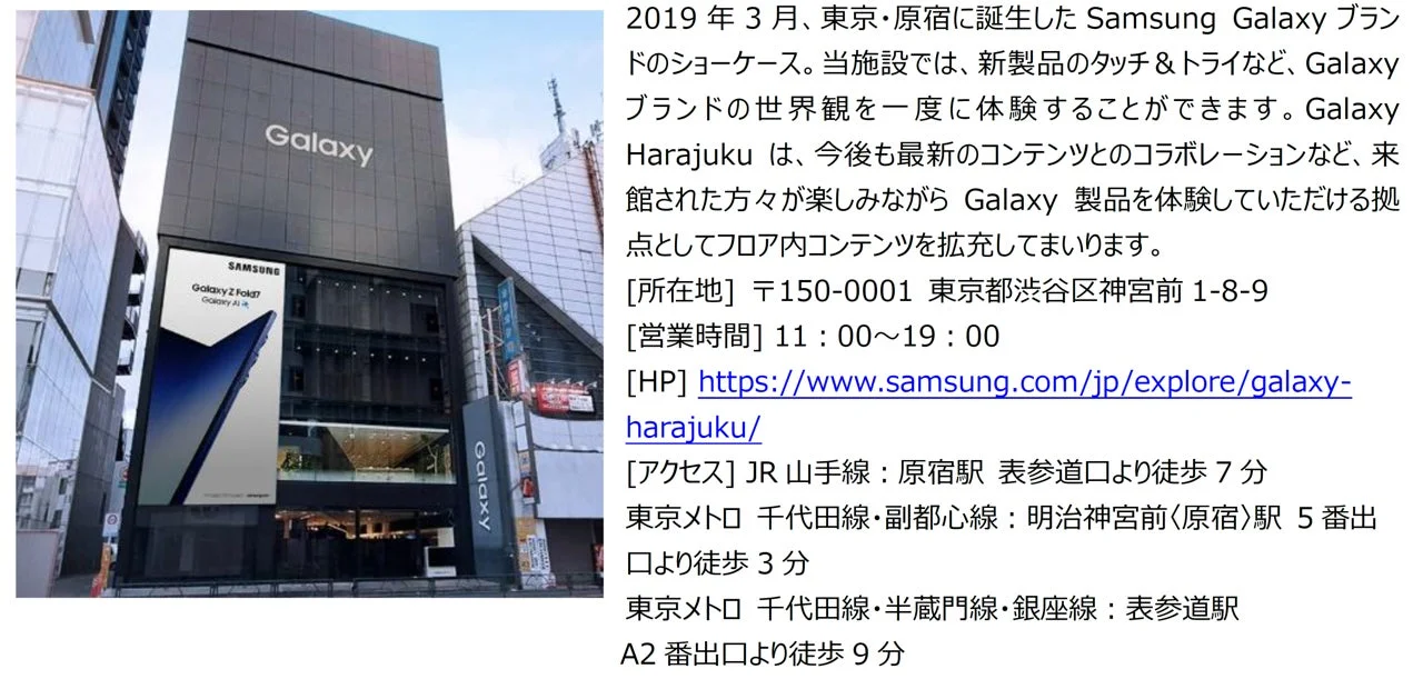 Galaxy Harajuku 外観