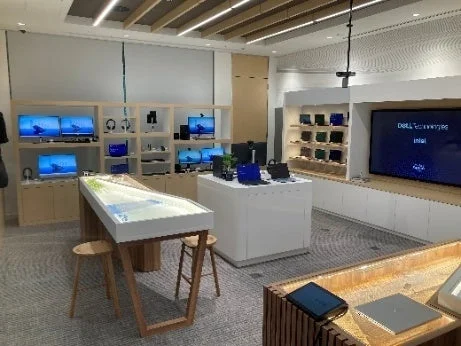 電化製品ショールームの様子