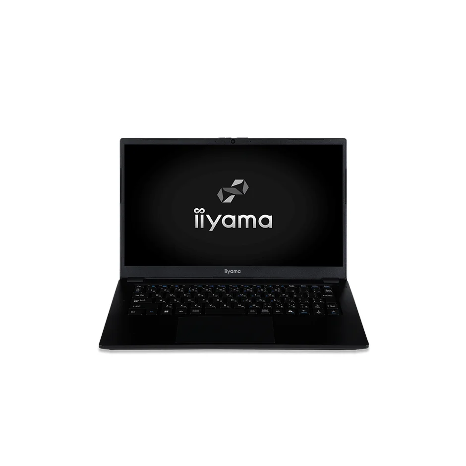 iiyama PCの別の角度からのノートパソコン