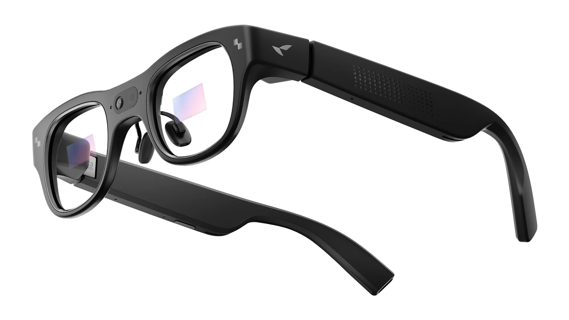 黒いスマートグラス