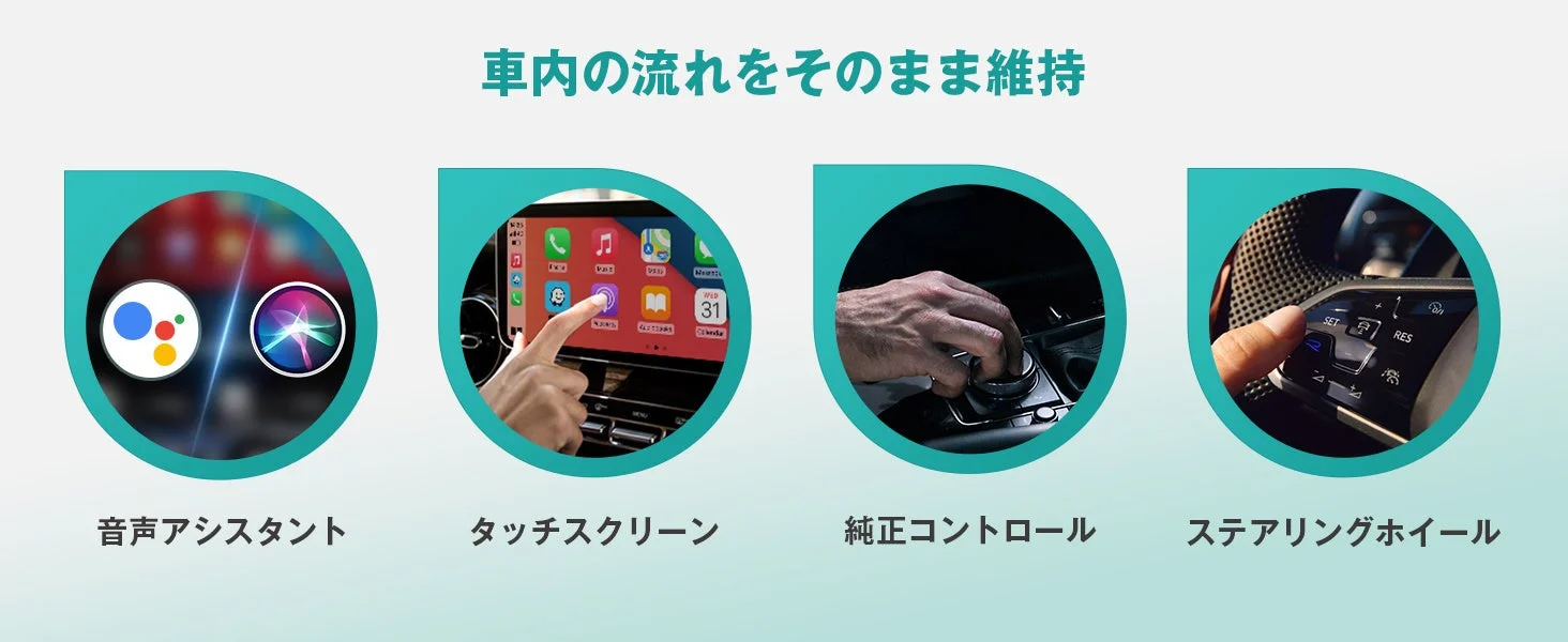 車内の操作方法