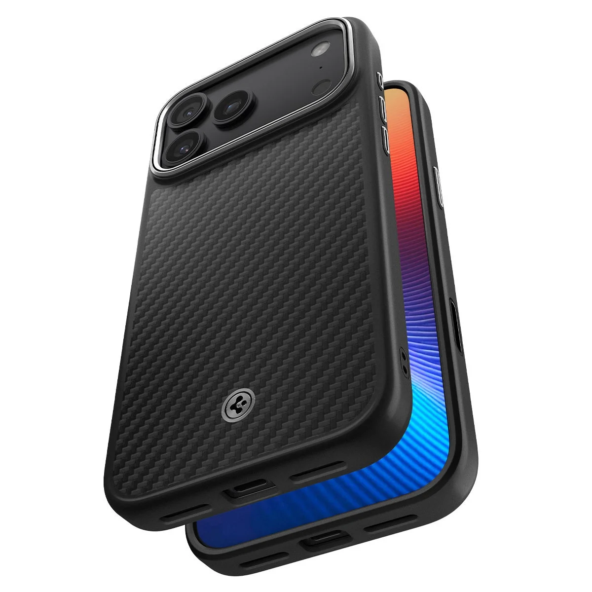 iPhone 17用ケース エンツォ・アラミドT・マグフィット (ブラック)