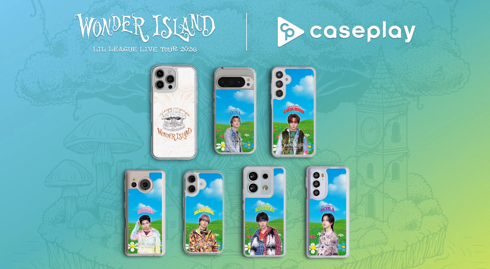 LIL LEAGUEのツアー『Wonder Island』公式スマホケース