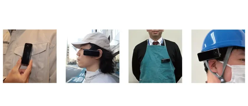 LiveOn Nanoの装着イメージ