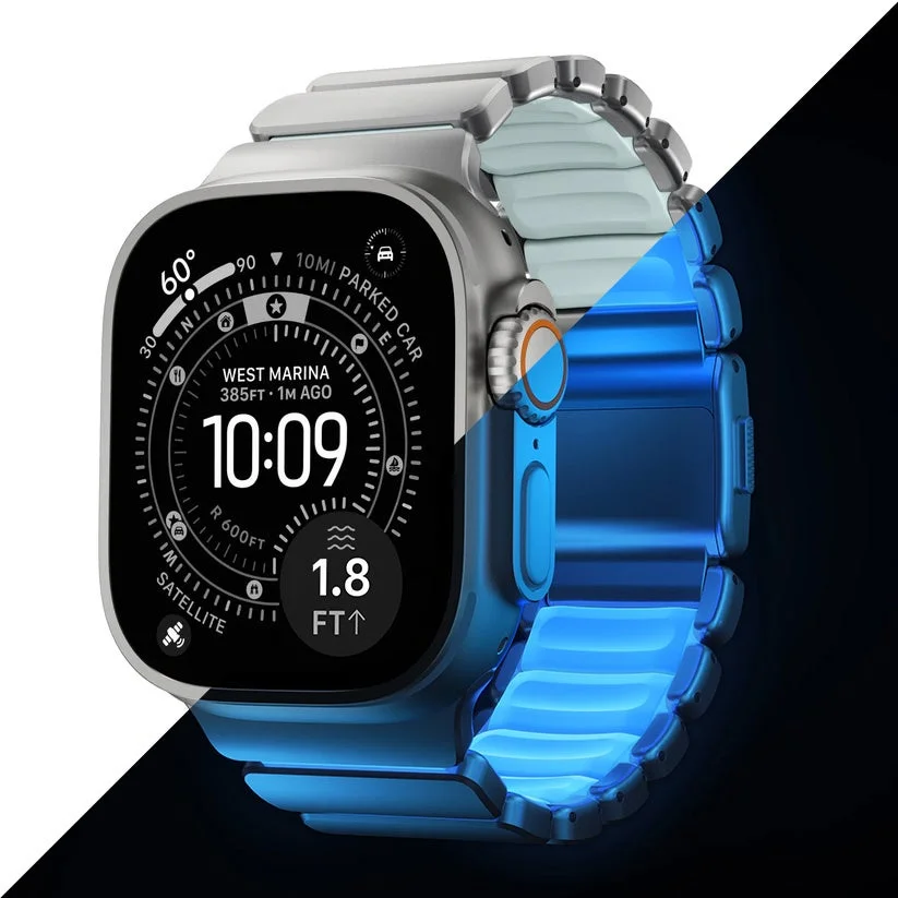 Apple Watch Ultraと光るバンド
