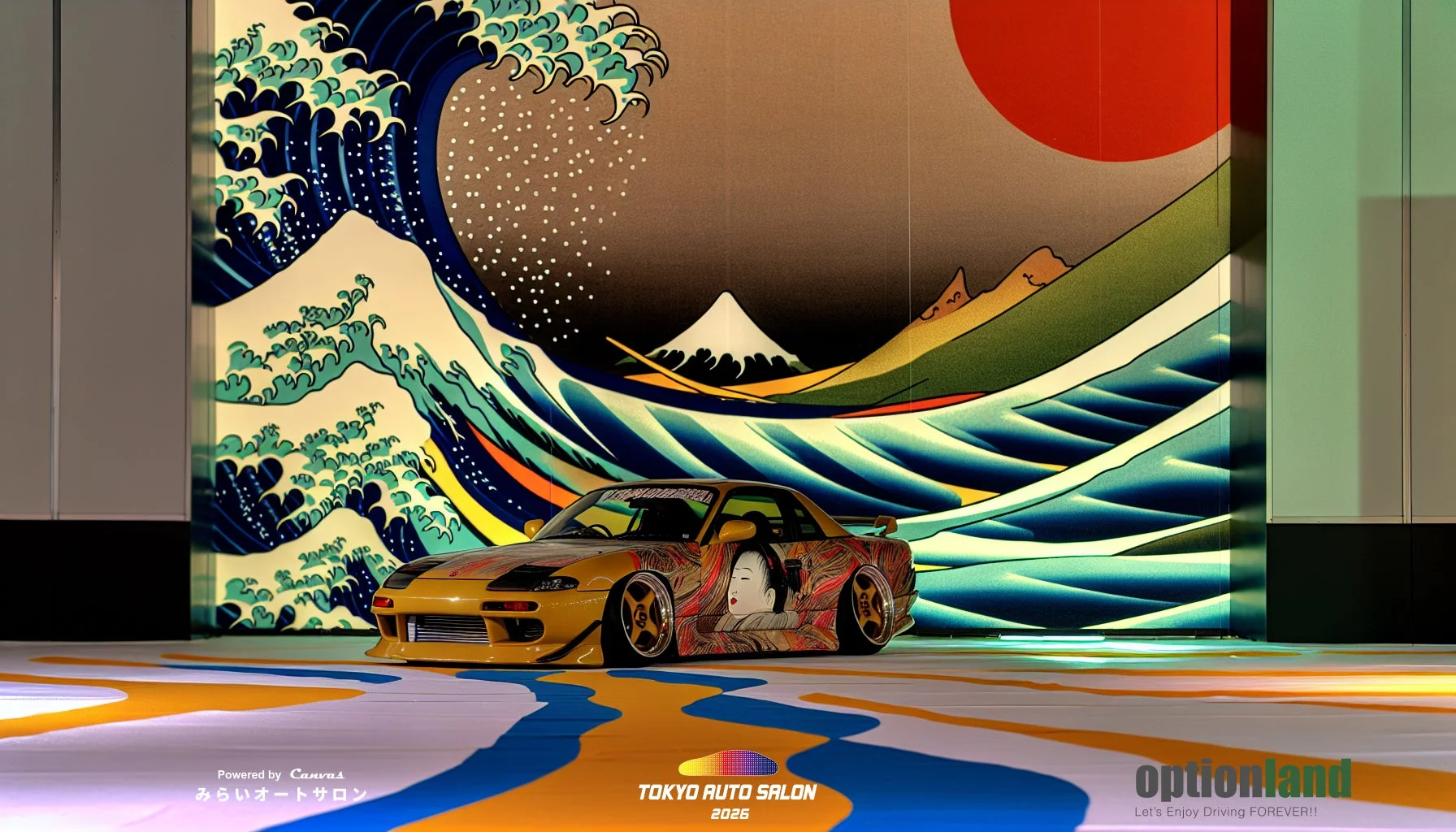 AI生成カスタムカーのサンプル