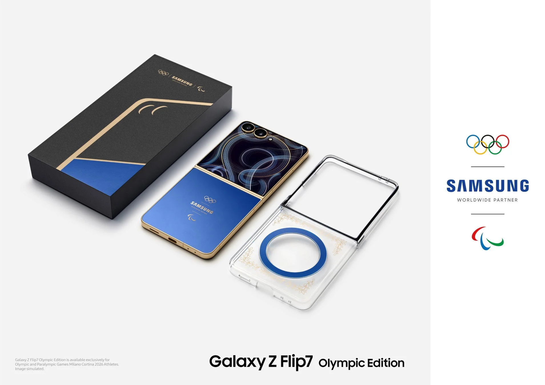特別デザインの「Samsung Galaxy Z Flip7 Olympic Edition」