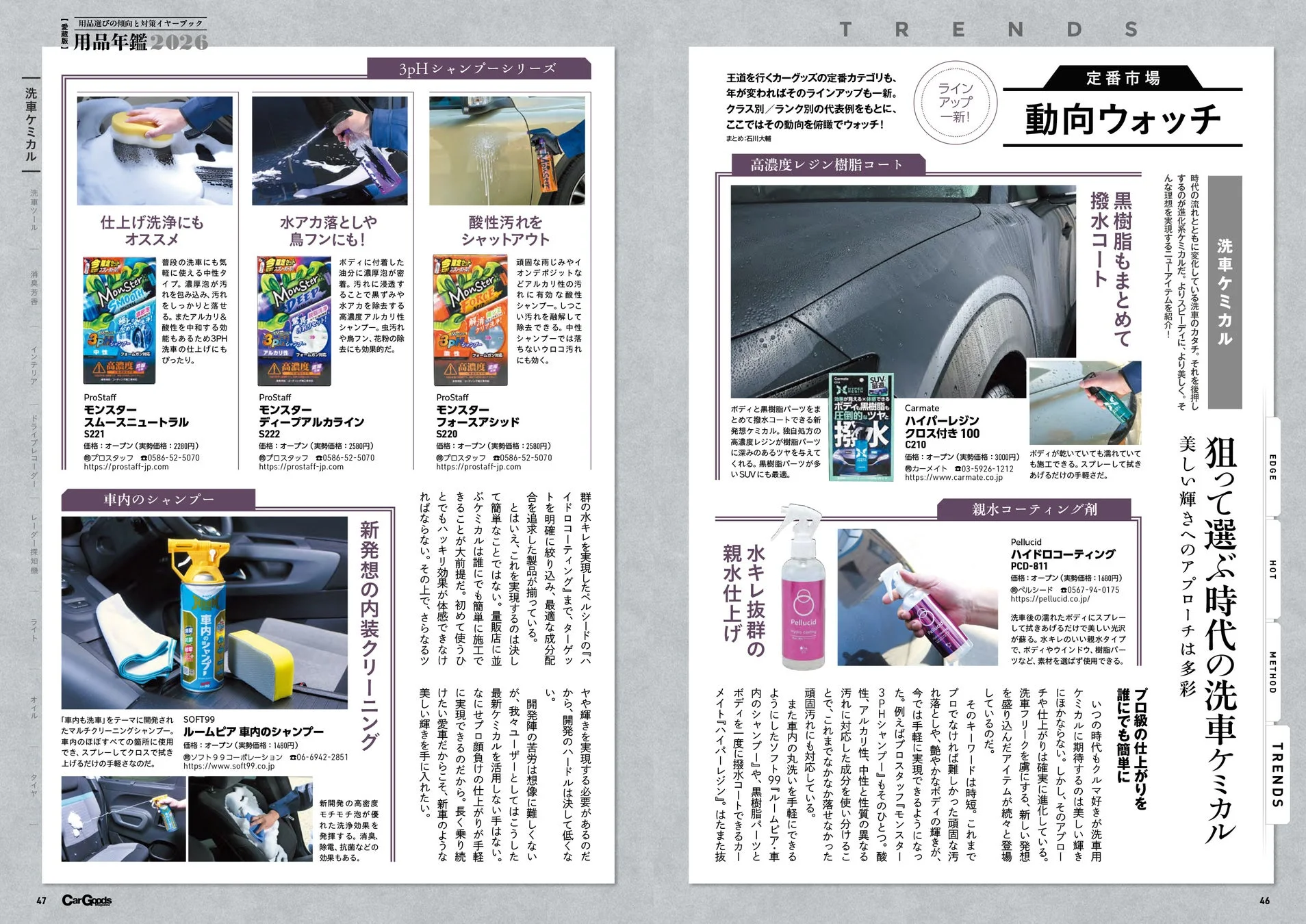 洗車ケミカル製品の紹介