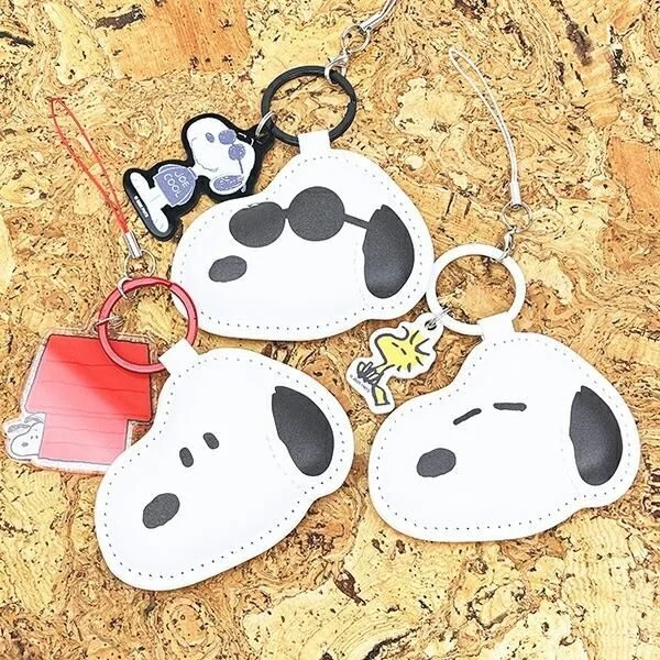 3種類のスヌーピーモバイルストラップ