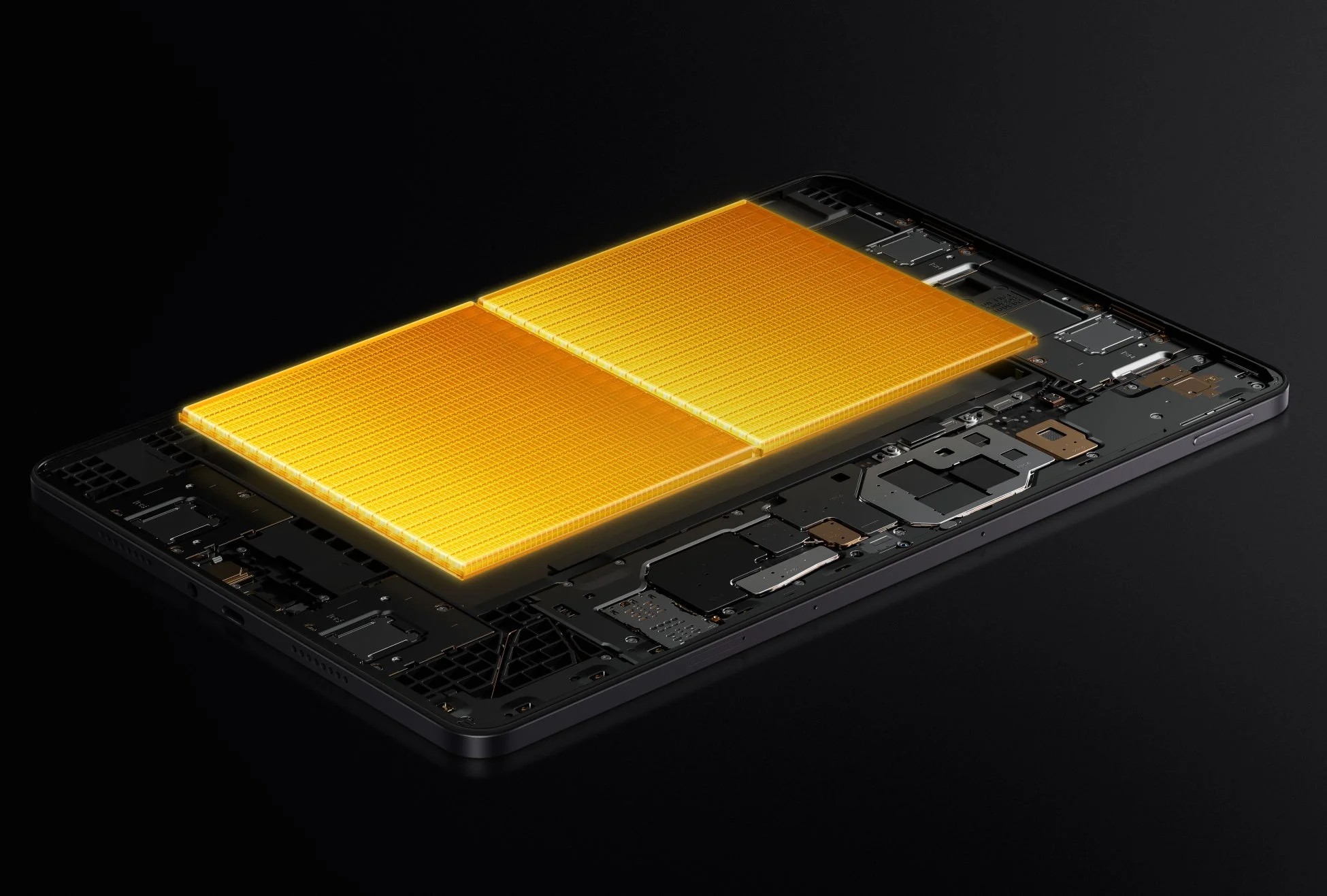 電子機器の内部構造とバッテリー