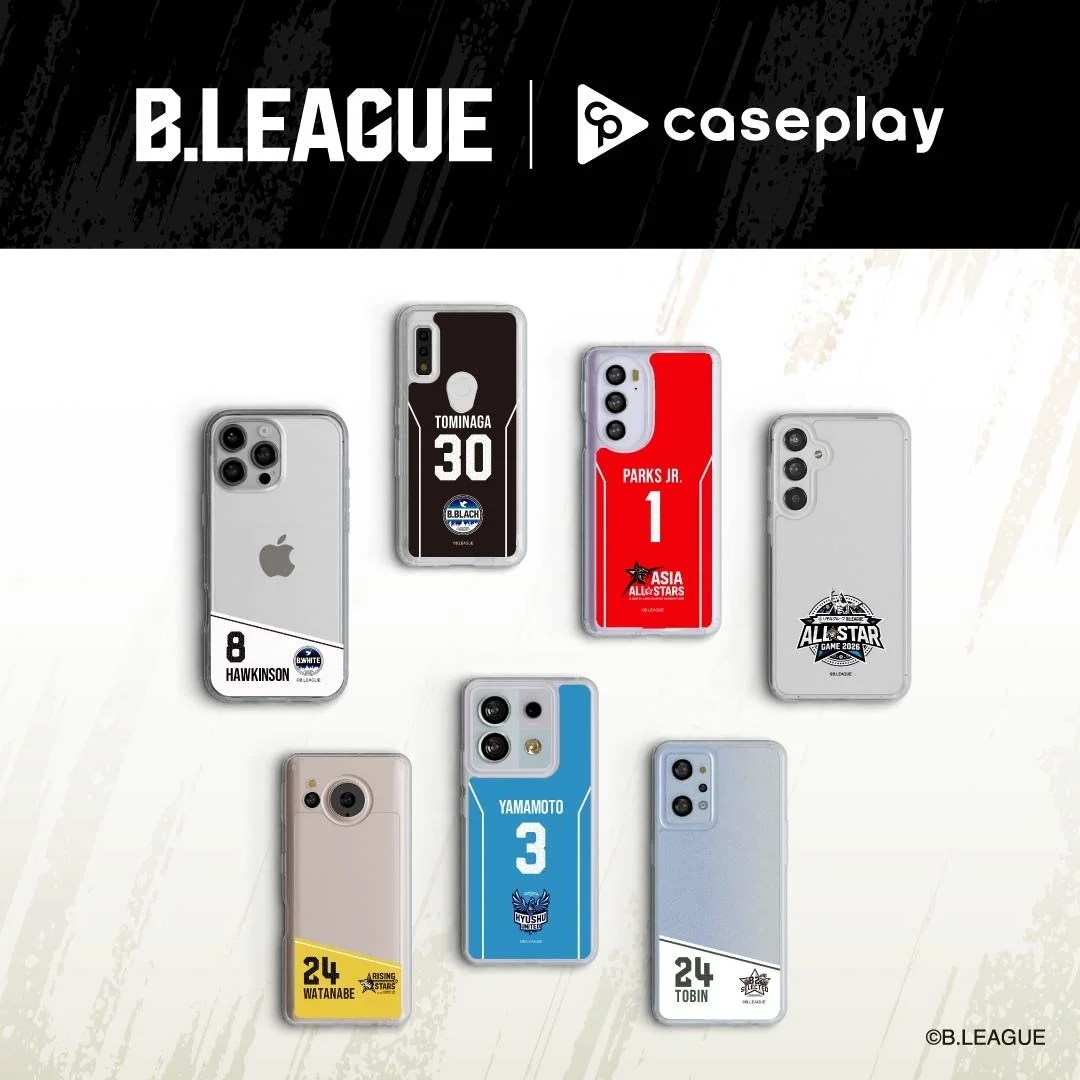 B.LEAGUEとcaseplayのコラボレーションによるスマホケース