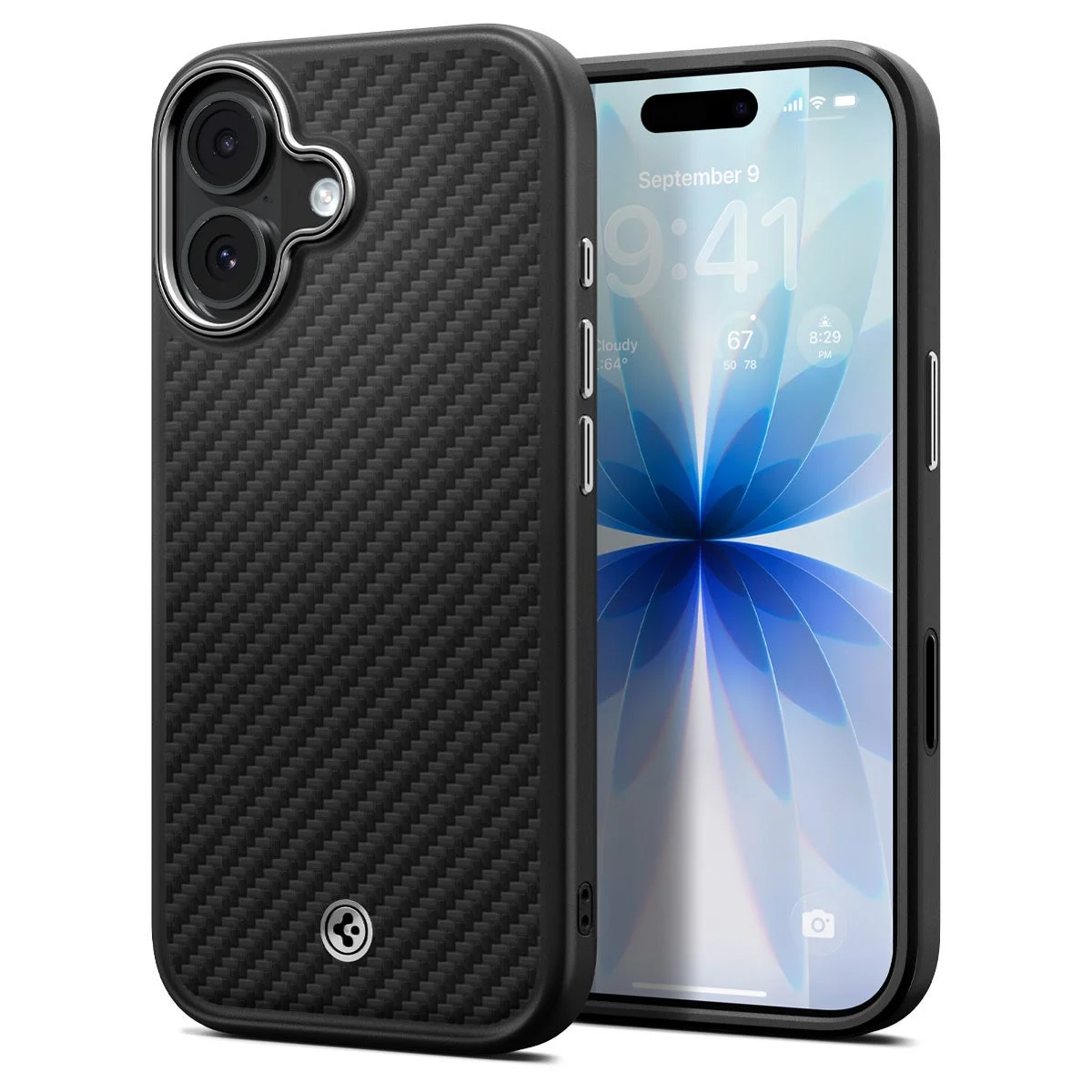 iPhone 17用ケース エンツォ・アラミドT・マグフィット (ブラック)