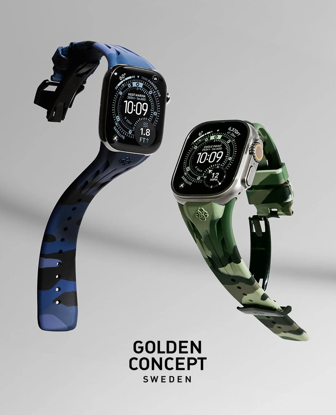 Apple Watch用カモフラージュ柄ストラップ