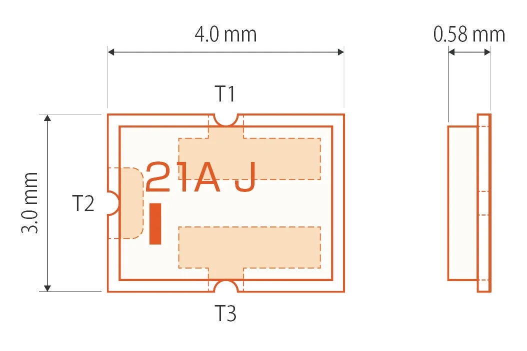SFJ-21Aシリーズ寸法図