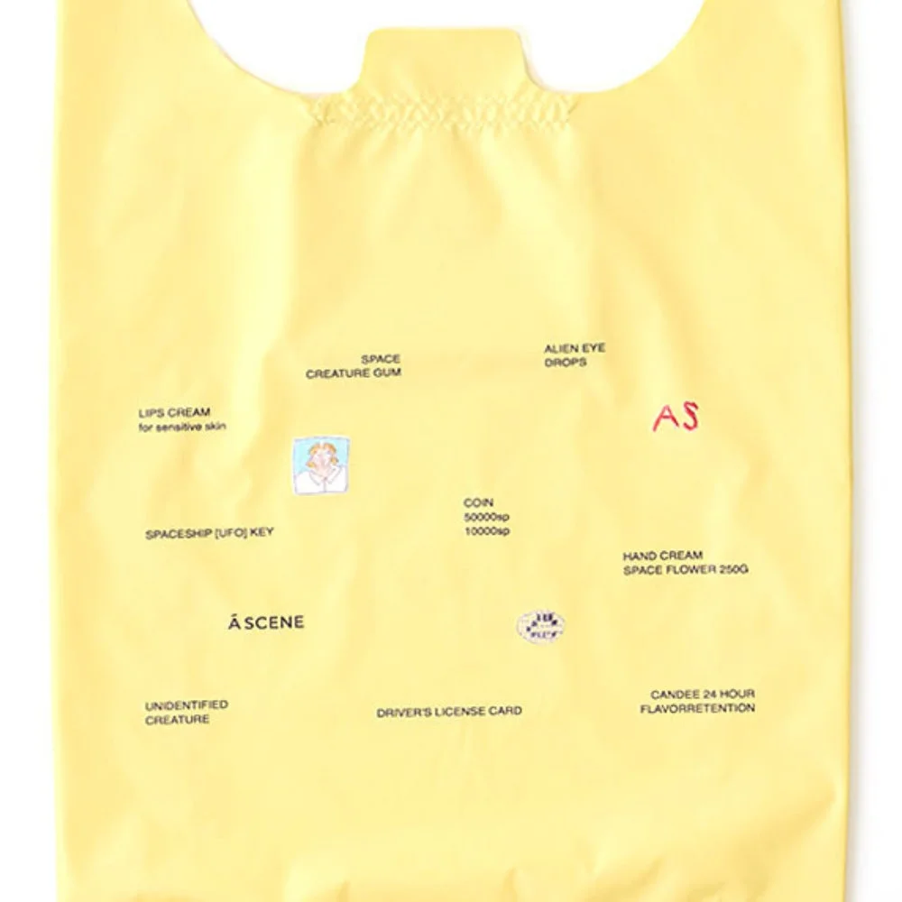 黄色のエコバッグ