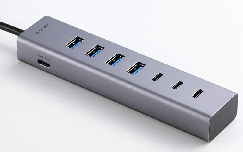 USBハブのポート部分