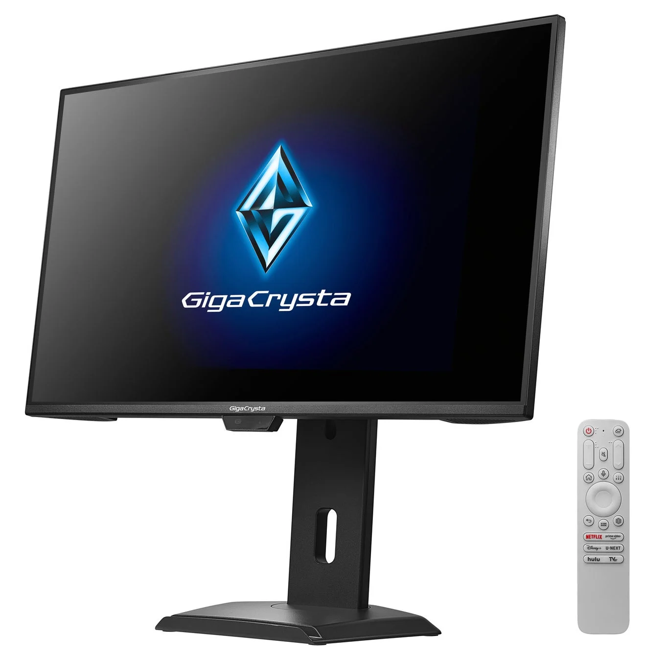 GigaCrystaモニターとリモコン
