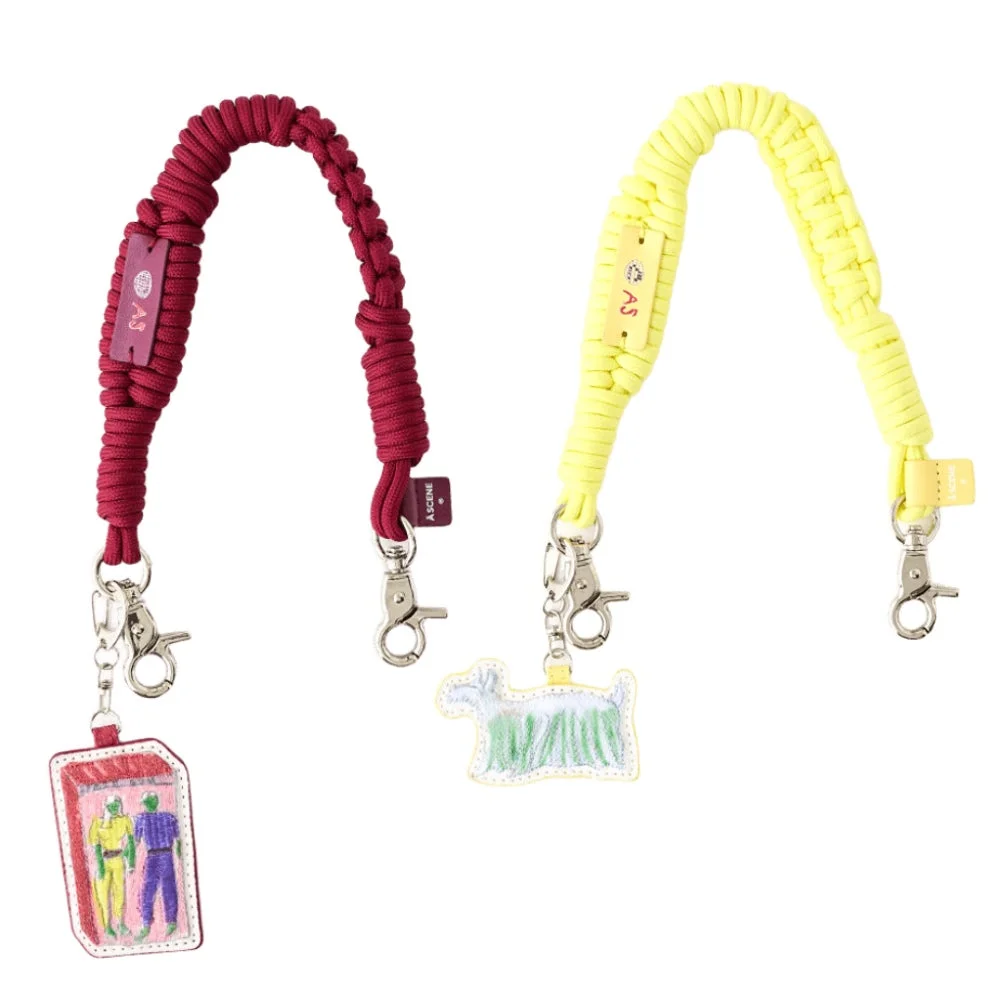 デザインパラコードストラップ2色