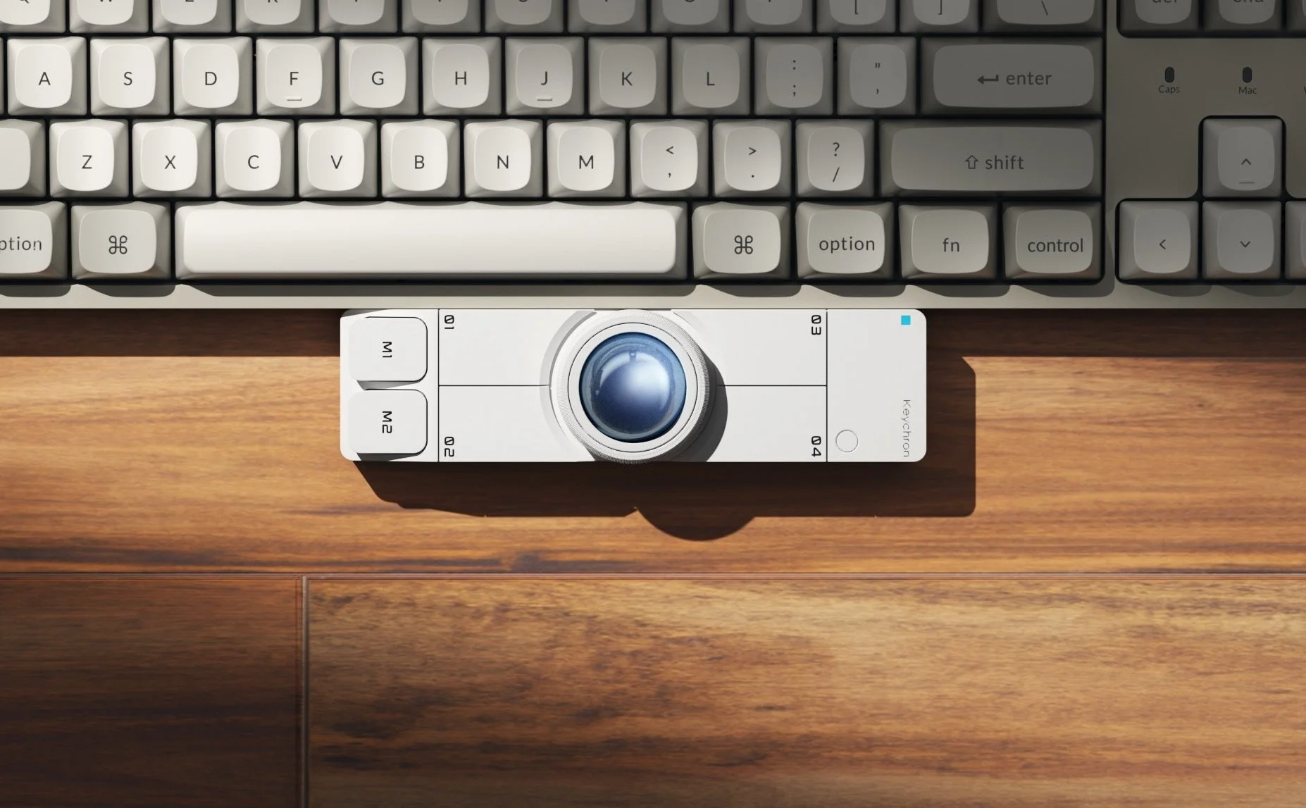 Keychron Nape Proのキーボードとデバイス