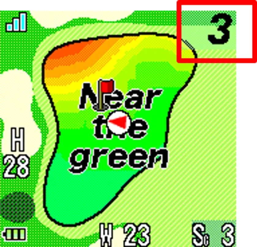 パットや短い距離のアプローチを自動で検知できるようになります