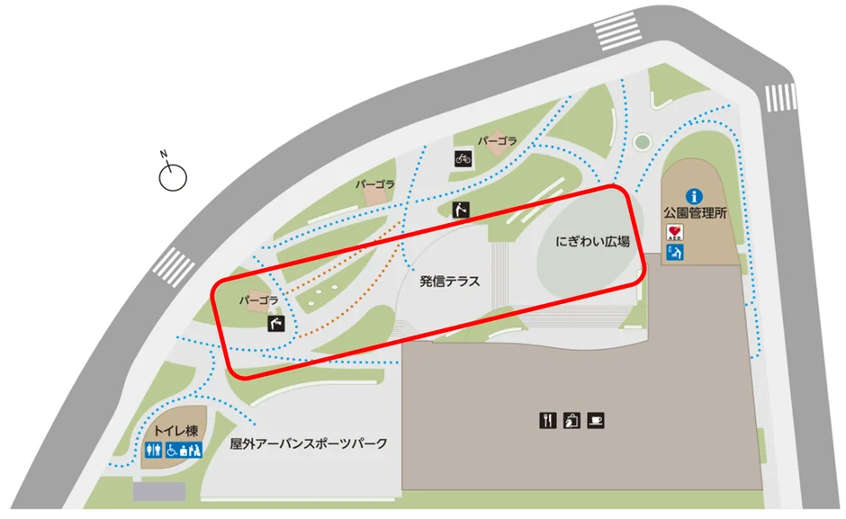 代々木公園神南一丁目地区案内図
