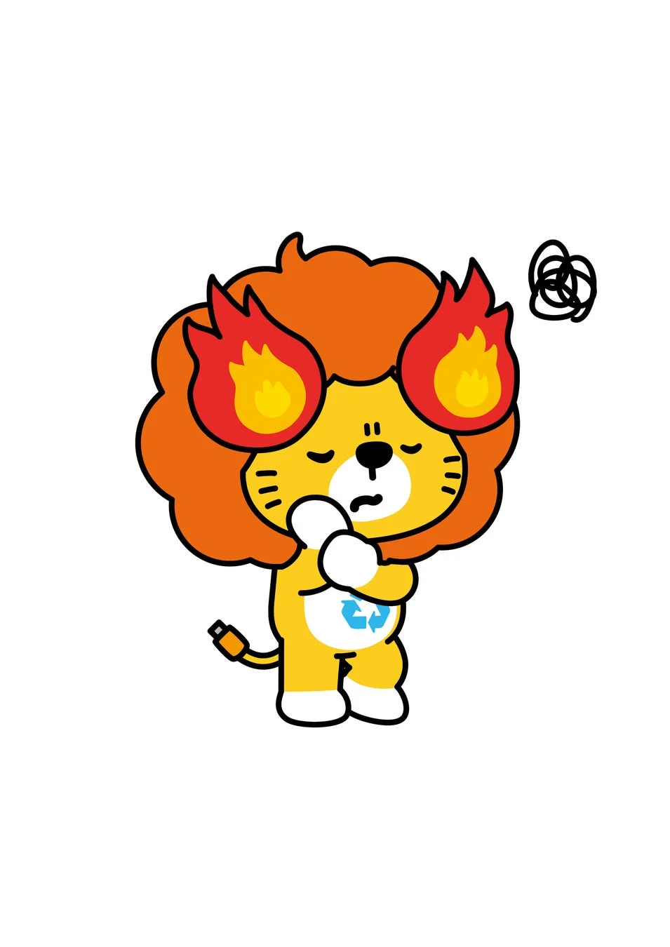 困惑リオンくん