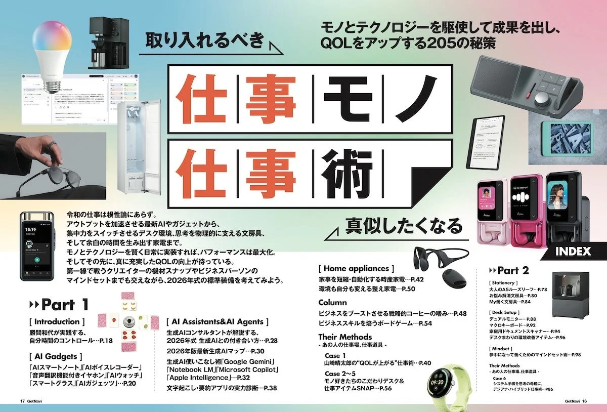 総力特集目次の一部