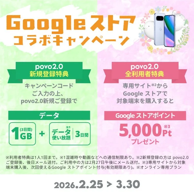Googleストア コラボキャンペーン