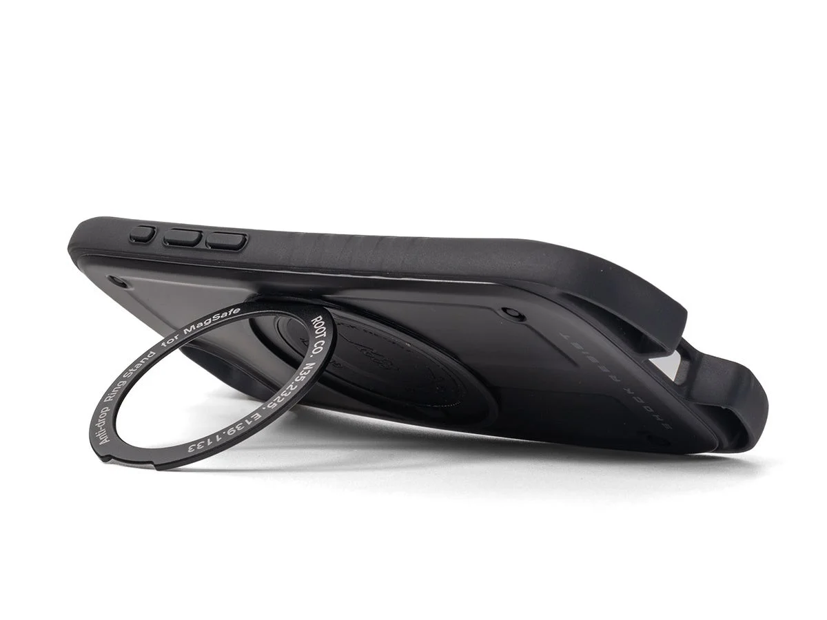 リングスタンドでスマホを立てる