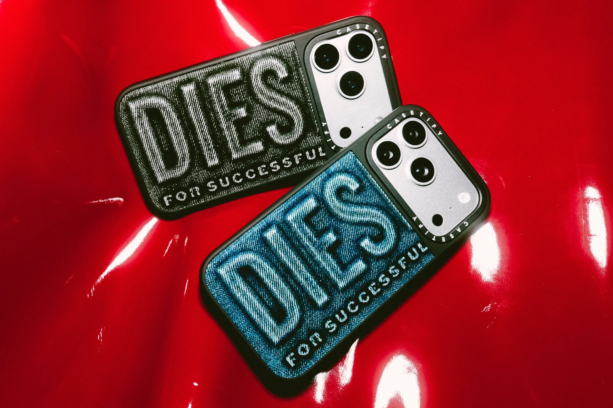 DIESELとCASETiFYのデニム風iPhoneケース