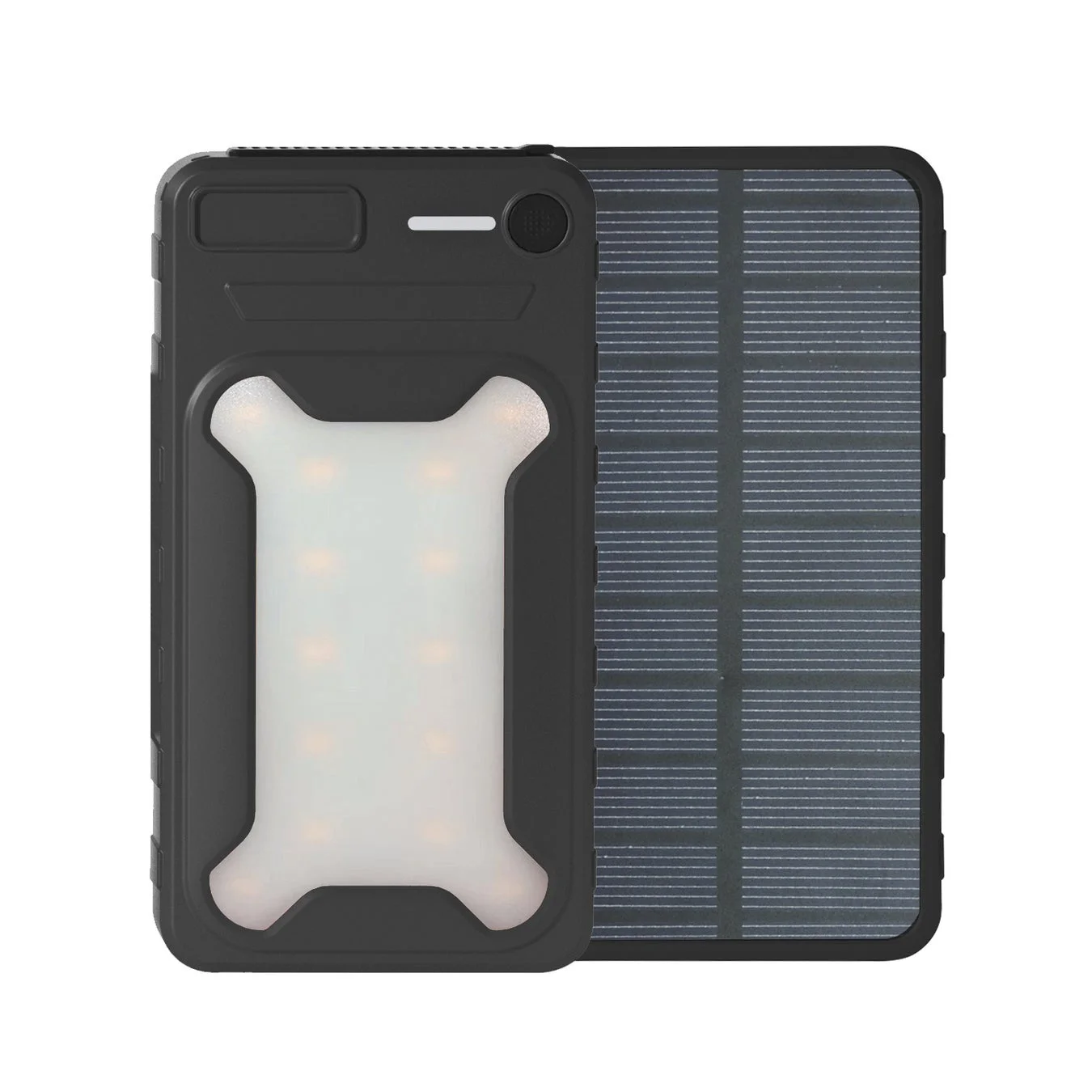 ソーラーパネルとLEDライトを搭載したポータブルデバイス