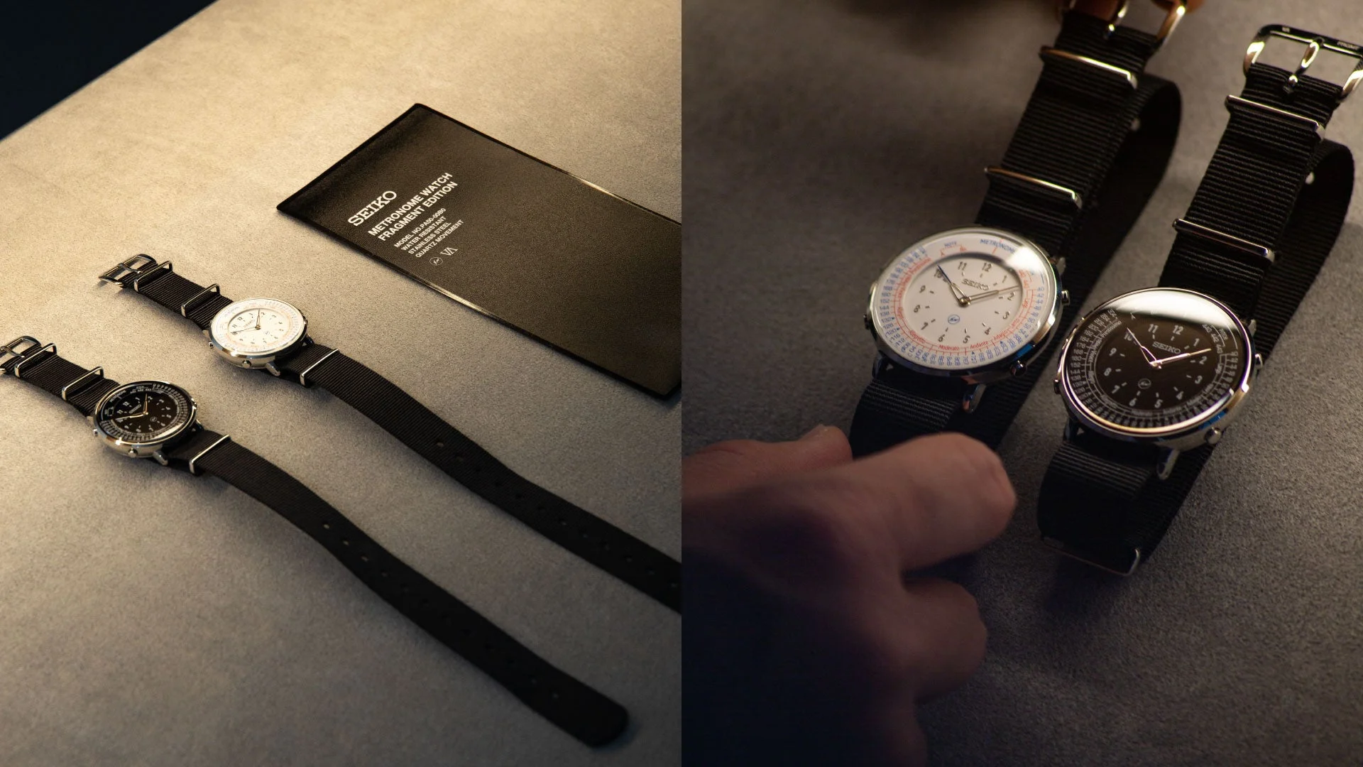 セイコー、FRAGMENT、V.A.トリプルコラボのメトロノームウオッチ