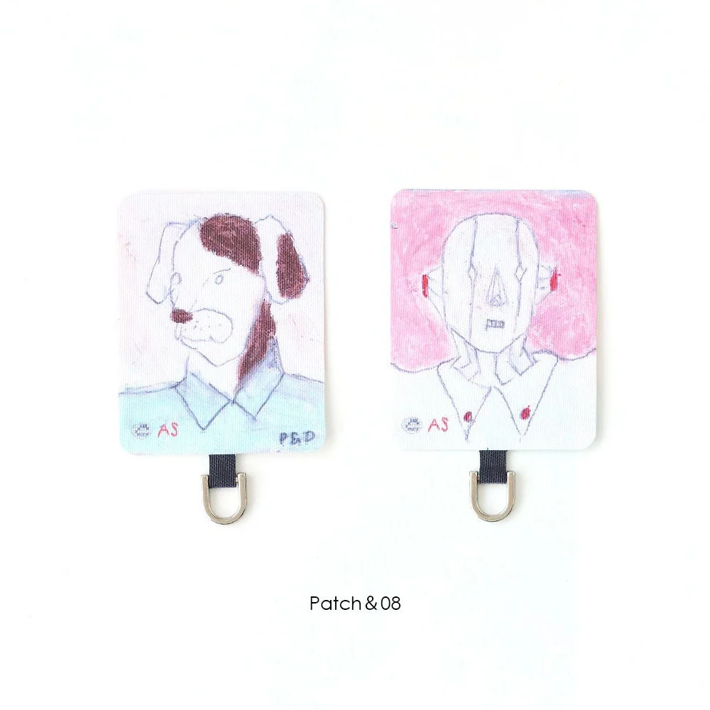 犬とロボットのキーホルダー