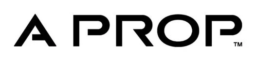 黒い文字で「A PROP™」と書かれたシンプルなロゴ画像です。