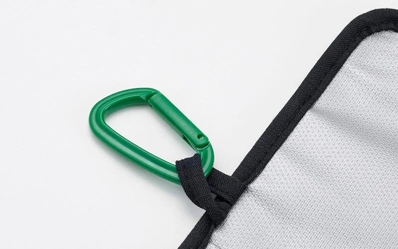 カラビナのクローズアップ