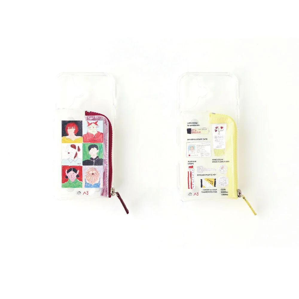 PVC Clear caseとイラスト