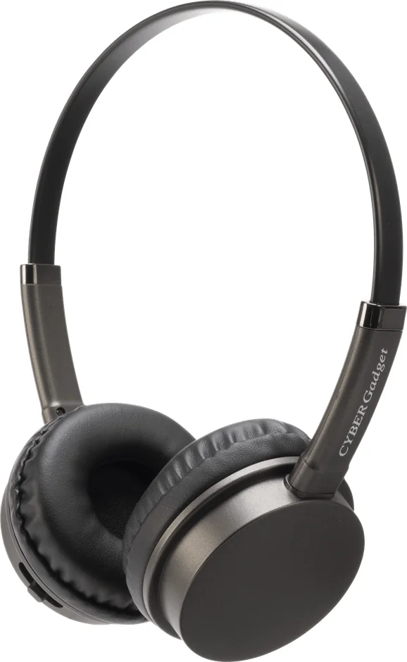 黒とダークグレーのオーバーイヤー型ヘッドホン