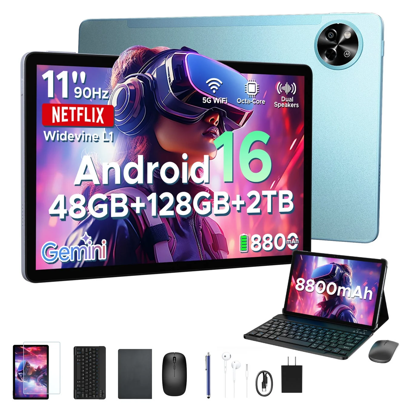 POCKAM P11の本体と豊富な付属品