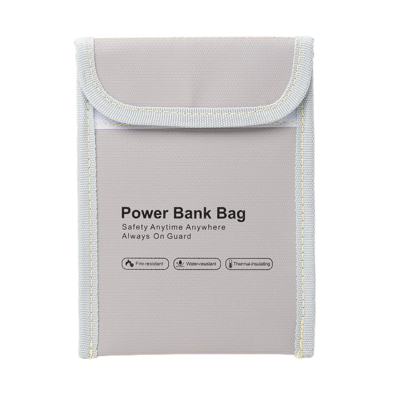 モバイルバッテリー用 燃えにくいケース(グレー)